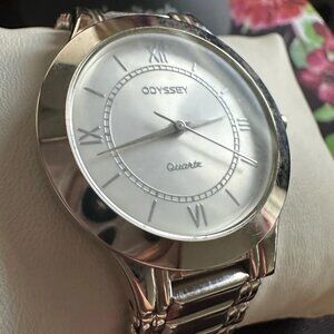 Odyssey Women's Stainless Steel Watch – Gently Used, Needs Battery, 3cm Face
